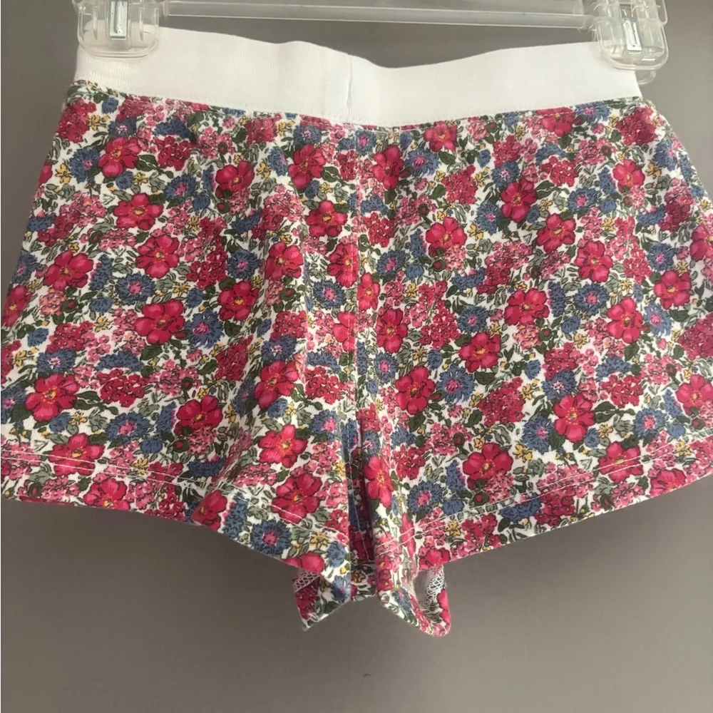 Polo Ralph Lauren Watch Hill Floral Spa Terry Cotton Girl's Short size 7 u